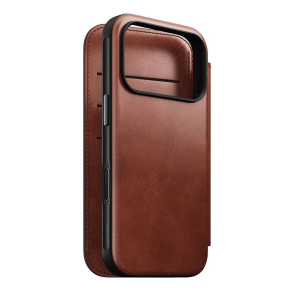 Nomad puzdro Modern Leather Folio Magsafe Horween pre iPhone 17 Pro - Olde Dublin