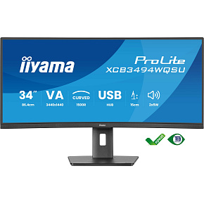 iiyama ProLite/XCB3494WQSU-B1/34"/VA/wQHD/120Hz/0,4ms/Black/3R iiyama ProLite/XCB3494WQSU-B1/34"/VA/wQHD/120Hz/0,4ms/Black/3R
