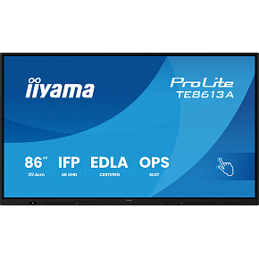 86" iiyama TE8613A-B2AG: IPS, 4K, 40P, USB-C, EDLÁ 86" iiyama TE8613A-B2AG: IPS, 4K, 40P, USB-C, EDLÁ