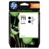 KAZETA HP P2V31A 2balenie no.711, čierna, 80ml