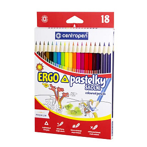 Pastelky Centropen 9521/18 - trojhranné