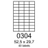 etikety RAYFILM 52,5x29,7 žlté flourescentné laser R01310304A (100 list./A4)