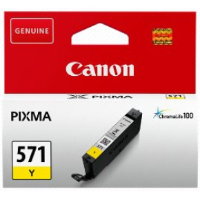 kazeta CANON CLI-571Y yellow MG 5750/5751/6850/6851/7750/7751 (0388C001)