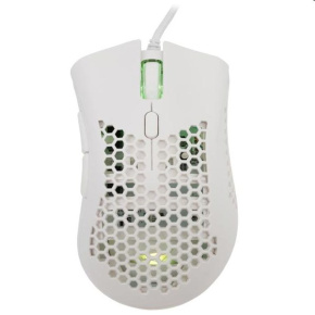 Baracuda Gaming mouse CORAL, 6D, 12800 dpi, white